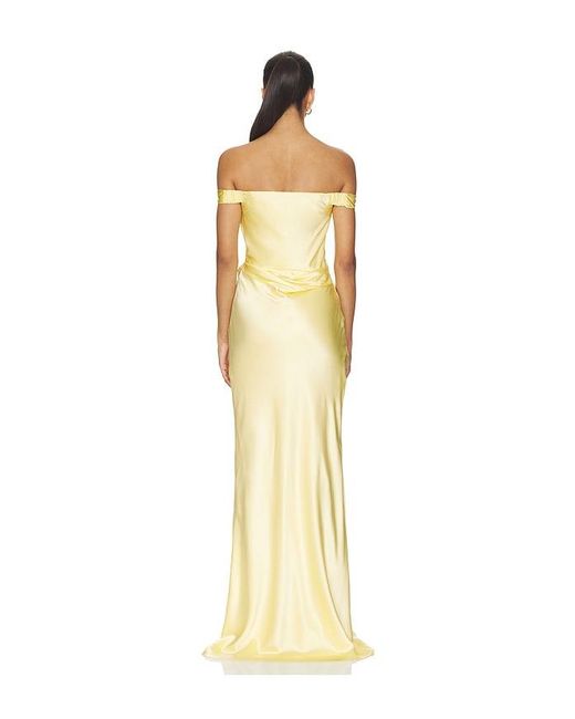 The Sei Metallic Bardot Gown