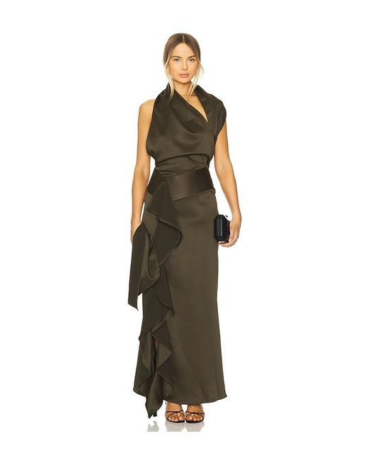 Casona Green La Sandunguera Dress