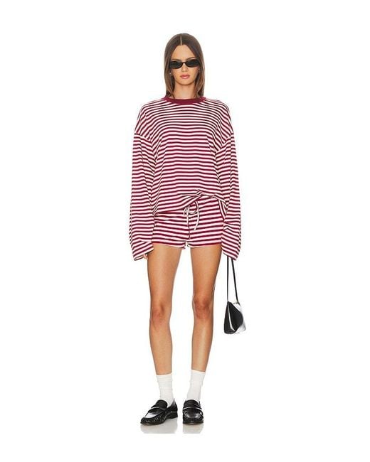Lioness Red Bloom Long Sleeve Top