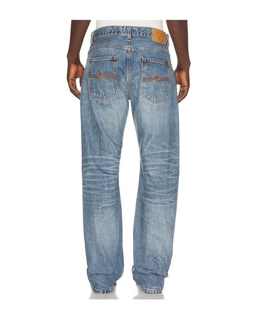 Nudie Jeans Blue Regular Alf Tracks Jeans for men
