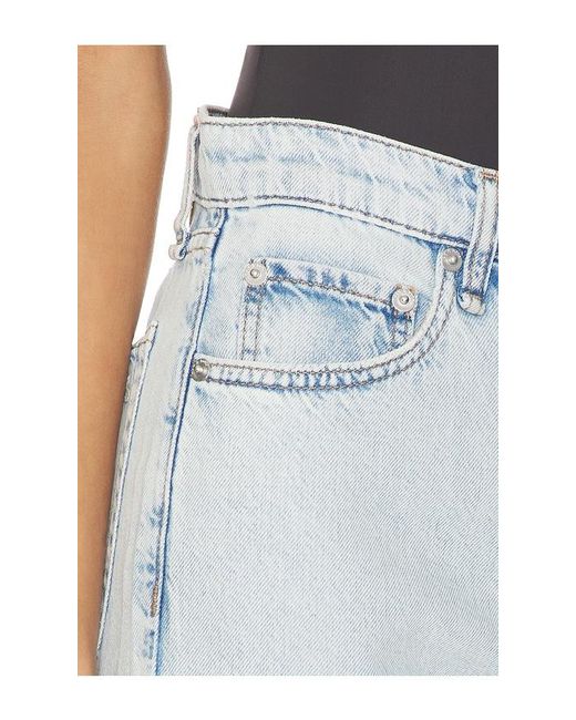 Rag & Bone Blue Featherweight Shea Full Straight