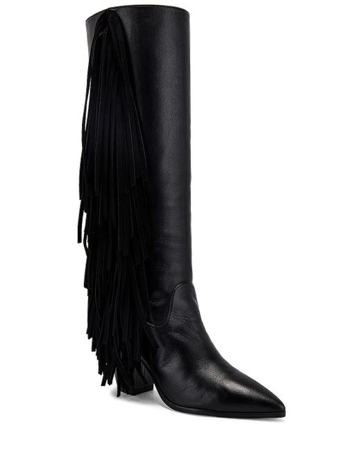 stuart weitzman fringe boots