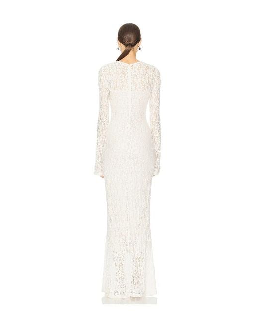 L'academie White 'Academie Kayden Maxi Dress