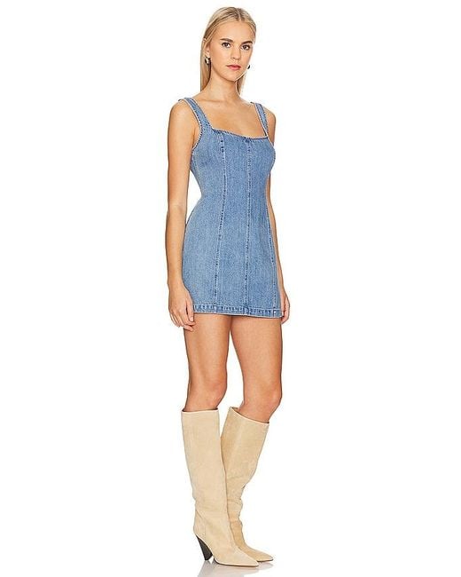 Show Me Your Mumu Blue Steph Mini Dress