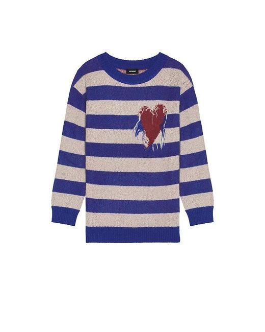 we11done Pullover & Sweatshirts Grunge in Blue für Herren