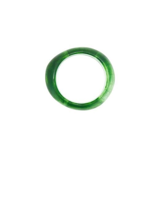 petit moments Green Resin Cuff