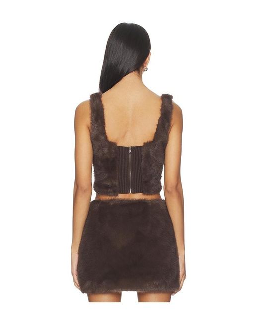 Steve Madden Black Hannia Top