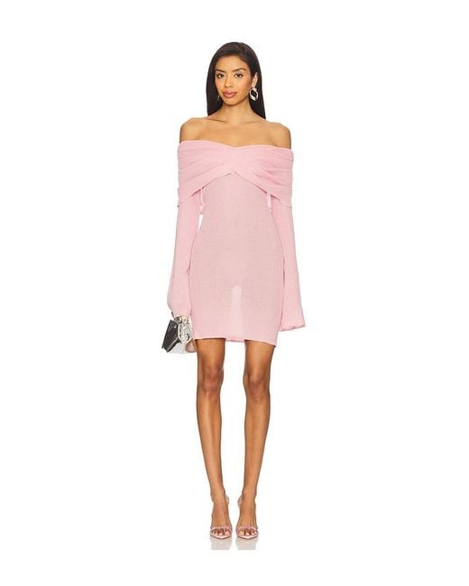 SER.O.YA Pink Xen Knit Mini Dress