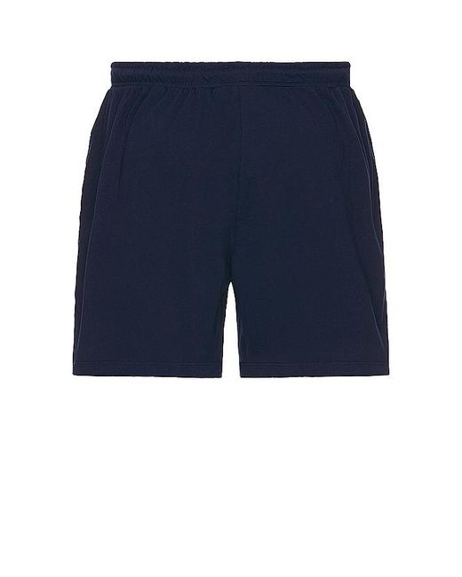 American Vintage Blue Fizvalley Shorts for men