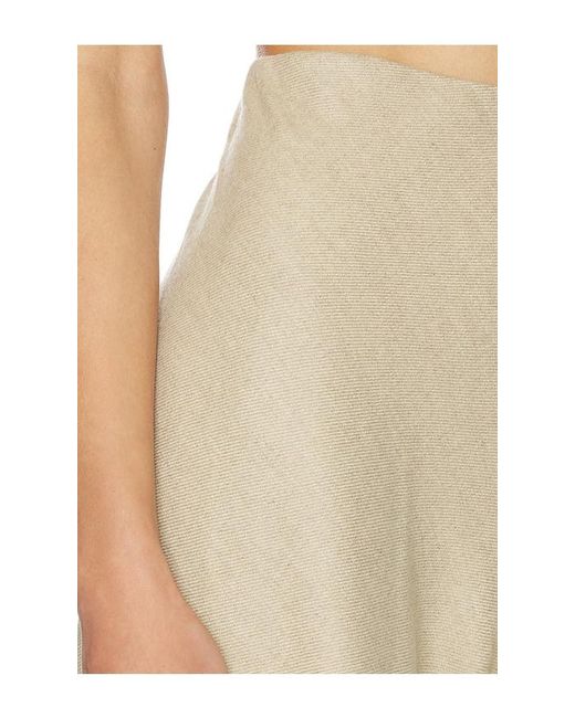 Vince Natural High Waist Wool Blend Bias Pant