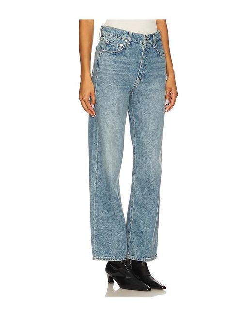 Rag & Bone Blue Shea Ankle Straight Jeans