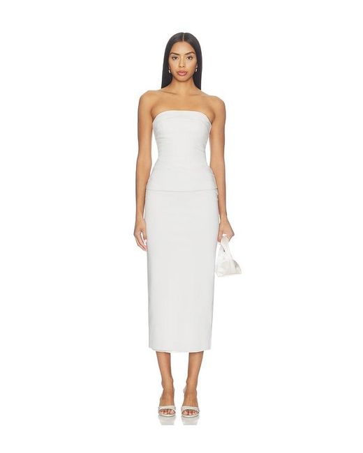 Camila Coelho White Daniela Maxi Skirt