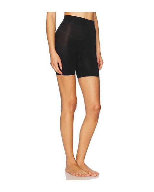 Wolford Black Cotton Contour Control Short