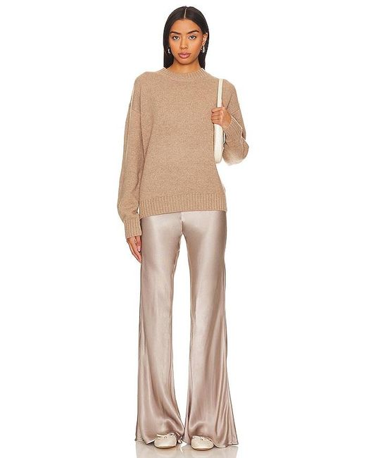 RUE SOPHIE Natural Satin Bell Pant