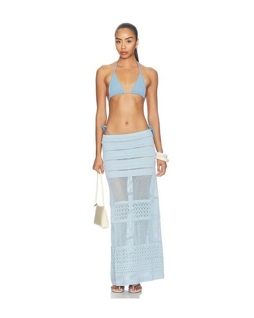 Devon Windsor Blue Yasmin Skirt