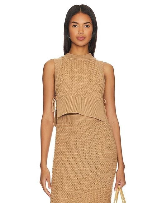 House of Harlow 1960 Natural X Revolve Lilja Top