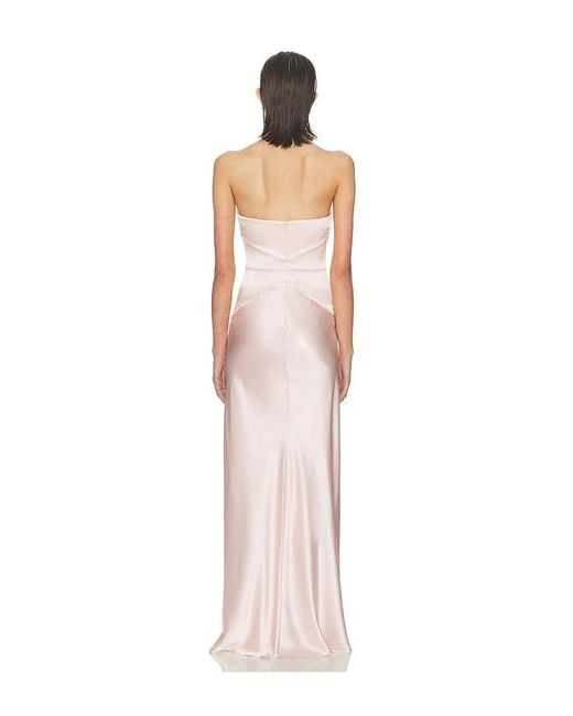 Helsa Pink The Silk Faye Dress