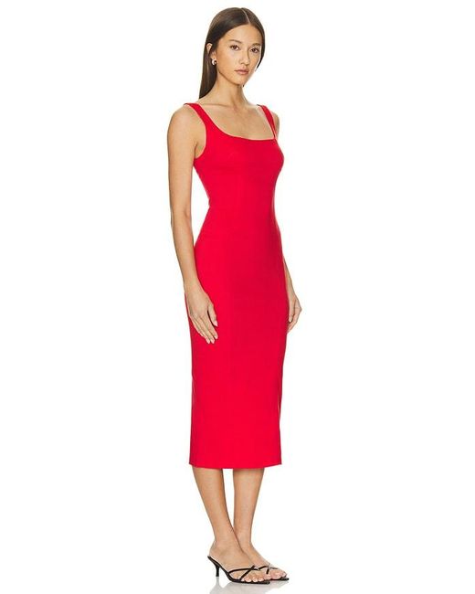 Astr Red Anthia Dress
