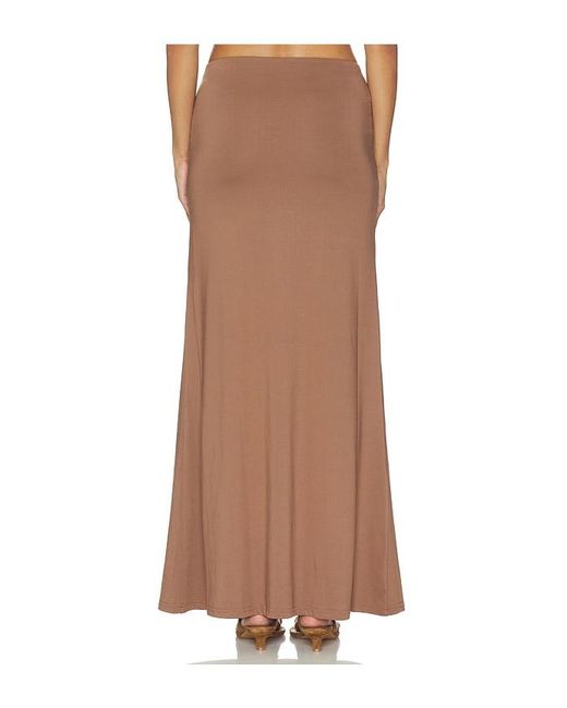 MORE TO COME Natural Brixton Maxi Skirt