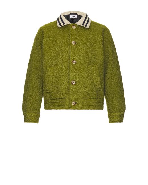 メンズ Obey Saunders ジャケット Green