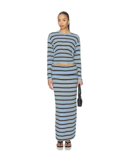 AFRM Blue Esin Skirt