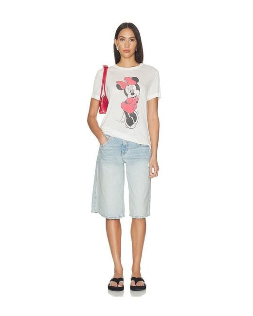 Junk Food White Minnie Mouse Tee