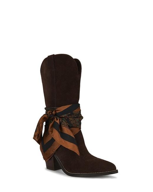 Steve Madden Brown Sally Scarf Boot