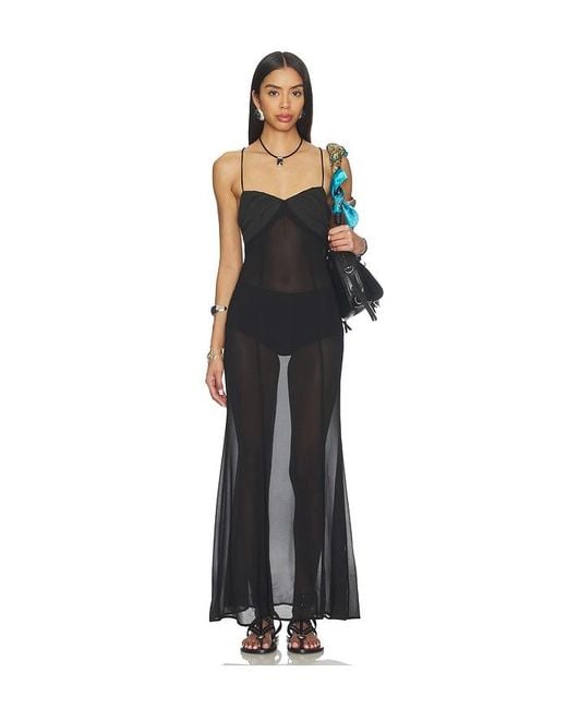 superdown Black Penny Maxi Dress
