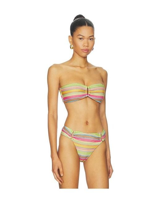 PQ Swim Multicolor Detail Bandeau Bikini Top