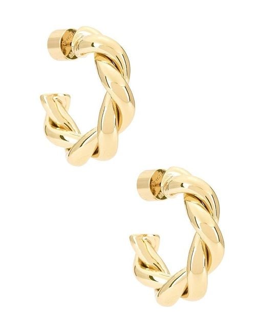 Jennifer Fisher Twisted フープイヤリング Metallic
