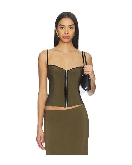Bella Venice Green X Revolve Caroline Corset
