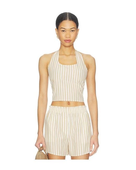LNA Natural Lir Halter Top