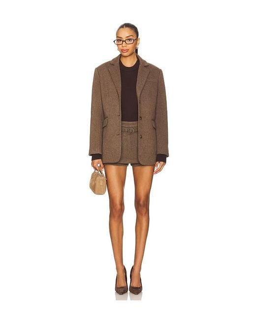 Line & Dot Brown Belmont Blazer