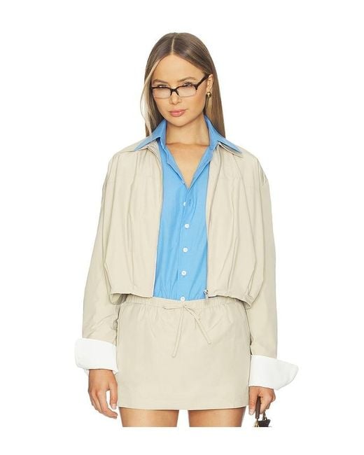 Amanda Uprichard Natural Cyrus Jacket
