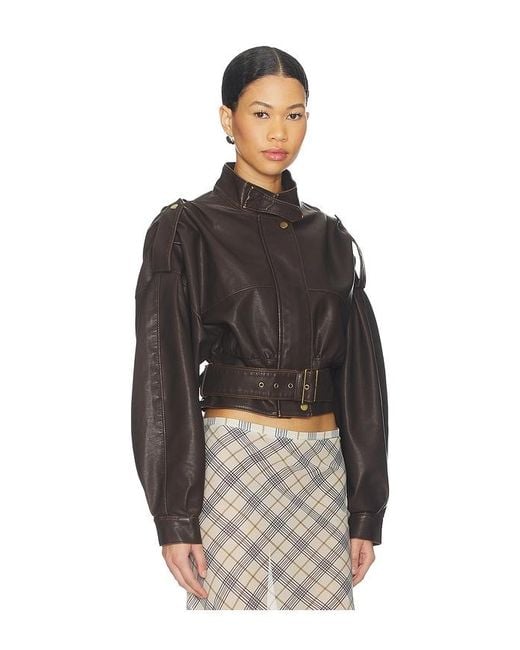 Lioness Black Gigi Leather Jacket