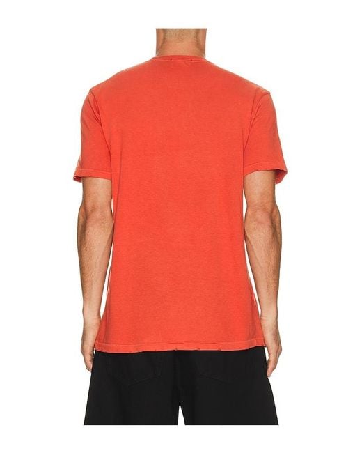 Junk Food Orange Mickey Mouse Soccer Tee for men