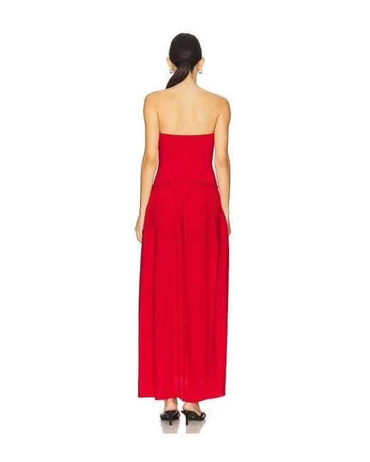 Solid & Striped Red Maxikleid Soglio