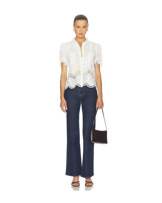 Generation Love White Mina 3d Voile Shirt