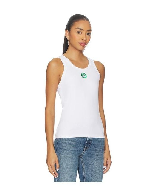 Terez Blue X Revolve Celtics Scoop Neck Rib Tank Top