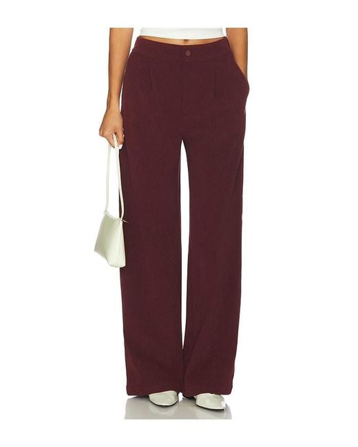 Varley Red Floris Wide Leg 29.5 Pant