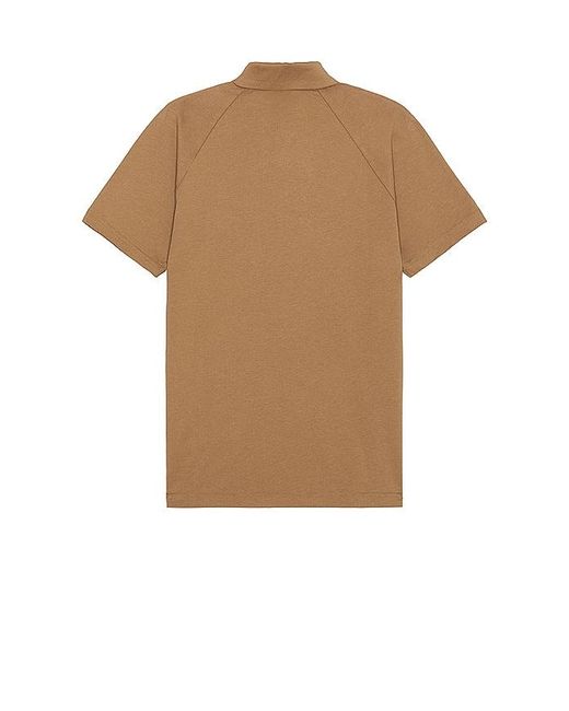 Reigning Champ Brown Lightweight Jersey Polo for men