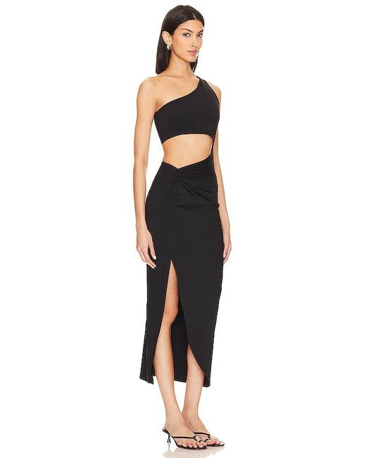 OW Collection Black Isabella Dress