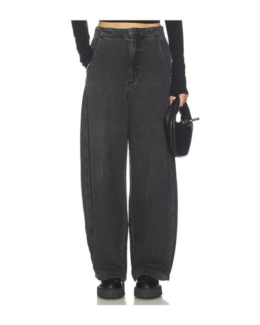 Pistola Black Lottie High Rise Relaxed Bowed Jeans