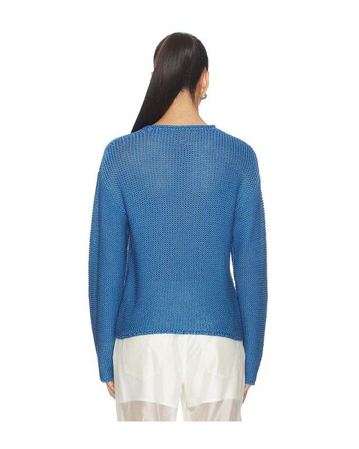Leset Blue Ben Crew Pullover