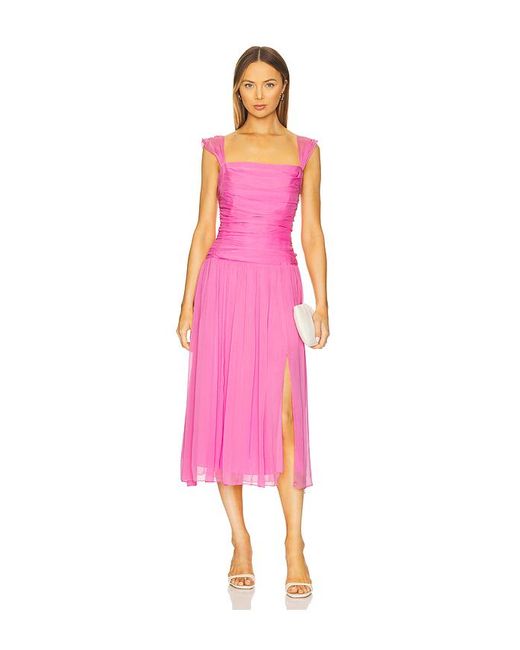 Amanda Uprichard Pink Reine Dress