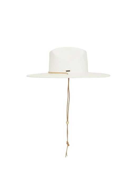 Brixton White Marina Panama Lifeguard Hat