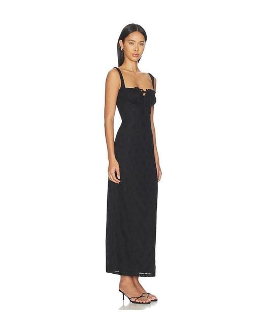 MORE TO COME Black Lainey Maxi Dress