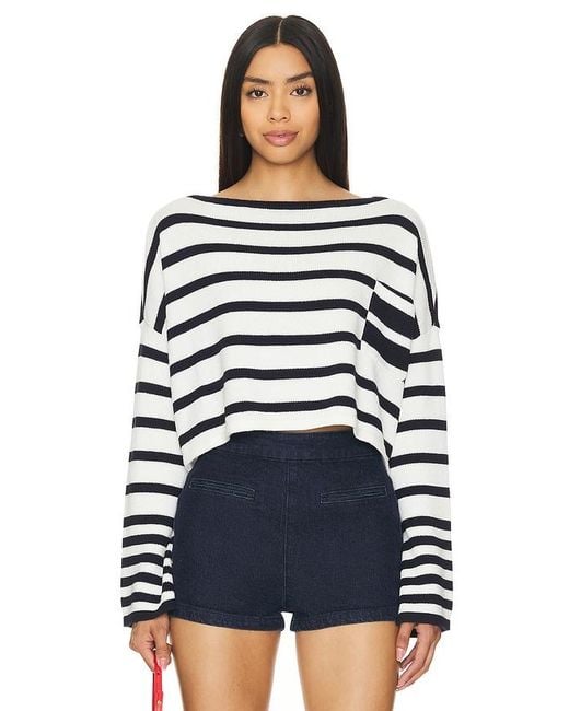 PULL RILEY en White Lovers + Friends en coloris Blue