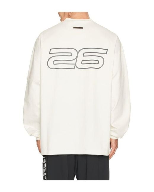Fear Of God Gray 90's Long Sleeve Tee for men