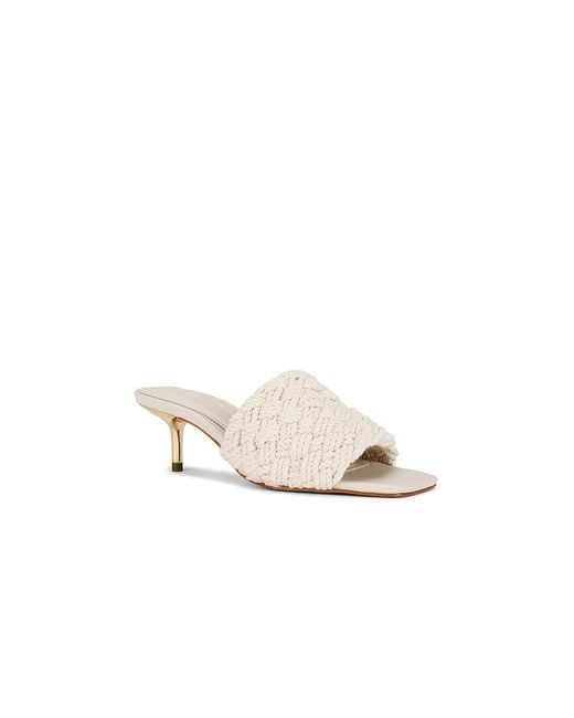 SCHUTZ SHOES White Tiana Mid Sandal